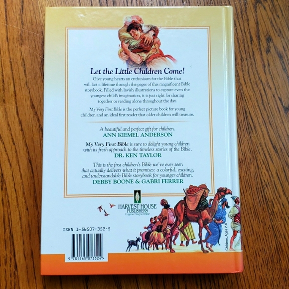 My Very First Bible Retold By L.J. Sattgast Hardcover Book - Picture 2 of 3